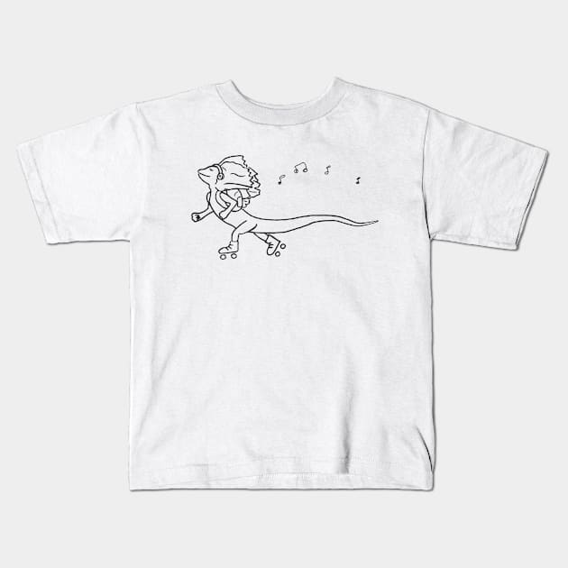 frilled skater - noodle tee Kids T-Shirt by noodletee